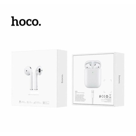 Hoco Ew02, TWS, wireless headphones, inserts, BT 5.1, 30/350 mAh, white-6