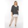 Female tunic, size 74, black and white color