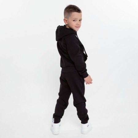Costume for a boy (sweatshirt/pants), black color, height 140 cm-7