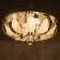 Svetogor chandelier "Drops" 5x60W E27 LED lighting chrome 50x50cm