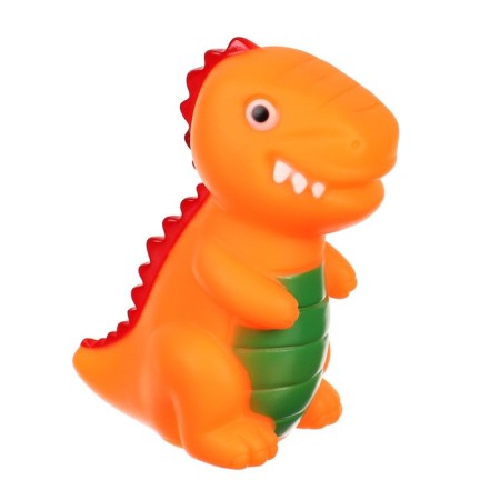 A set of rubber toys for the bath "Dinosaurs", 6 pcs, crush me-6