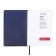 Dated 2025 diary, Escalada, A5 176 sheets, solid cover to leatzers with foam rubber, pancake embossing, perforation on the cover, block 70 g/m2, blue