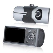 DVR 2 cameras with GPS, HD 1280 × 480p, TFT 2.7, review 132 °