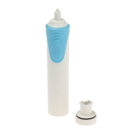 Luazon LP-009 electric toothbrush, vibration, 8500 dv/min, 4 nozzles, 2haa, blue-5
