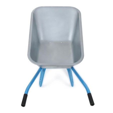 Construction wheelbarrow, single -wheeled: cargo/p 180 kg, volume of 100 l, blue pens-4