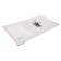 A4, 50 mm, calligrata, PVC, embossing "flax", metal edging, pocket for a spine, collected, pink, mix
