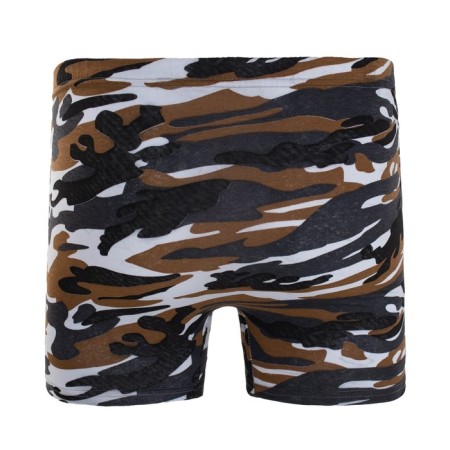 Panties men's boxers, brown color/camouflage, size 48-6