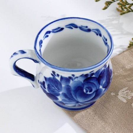 Cup "Coffee", 9 × 9 × 6 cm, gzhel-3