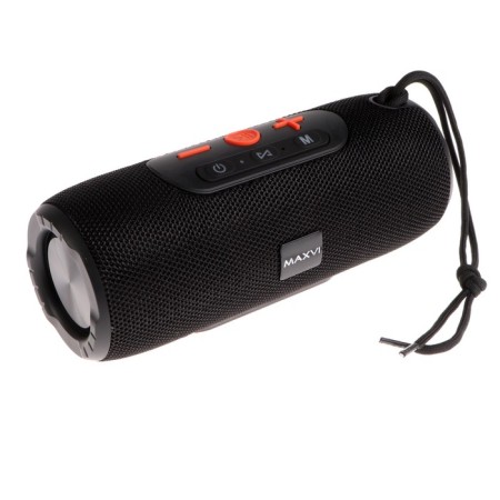 Portable column Maxvi PS-03, 5 W, 1500 mAh, FM, Microsd, USB, AUX, black