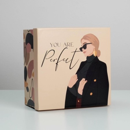Gift box, packaging, "Girl", 22 x 22 x 12 cm-1