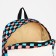 Youth backpack from textiles, 3 pockets, white/pink color