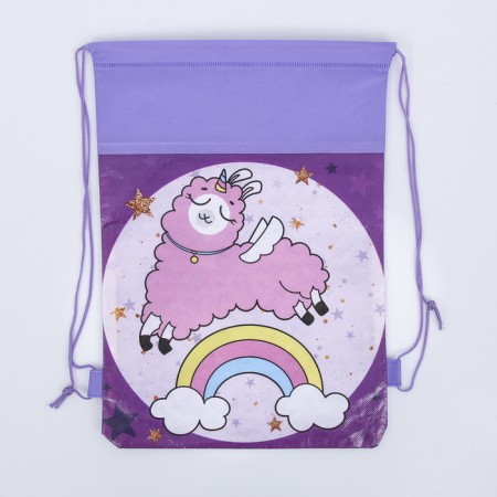 A bag for shoes "Dreamy Lama" Wedding Fabric 30 x 40 cm-3