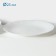 A set of dining plates "Diva", d = 23 cm, 6 pcs, glass ceramic, white color