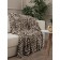 Texrepublic blanket, size 150x200 cm, brown color