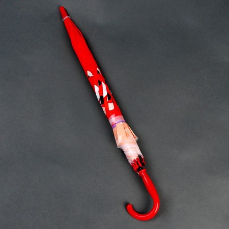 Children's umbrella "God's ladybug", semi -automatic, r = 40cm, red color-6