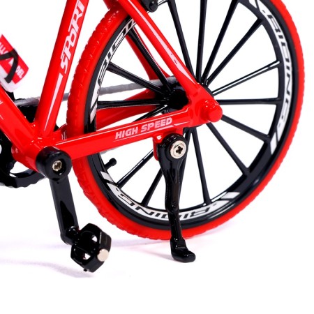Metal bicycle "Tourist", red color-6