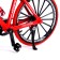 Metal bicycle "Tourist", red color