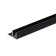 Corner bar for a wall panel (F-shaped) 4 mm, black, 0.6 m