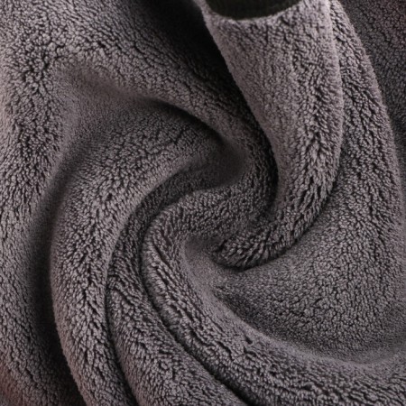 A rag for car Cartage, microfiber, 800 g/m², 30 × 20 cm, yellow-gray-4