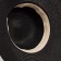 Women's hat with a chain minku Black color, rr 58