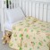 Bear blanket behind honey 110x140cm, beige, calico 120g/m, hl 100%