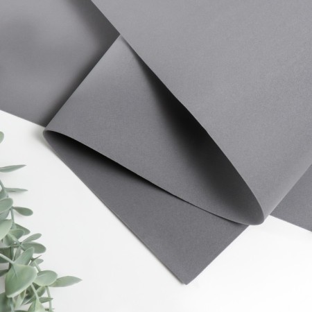 Foamiran Iranian 0.8-1 mm (dark gray/198) 60x70 cm