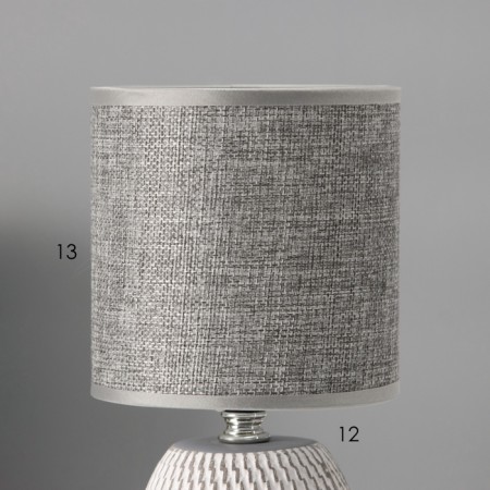 Board lamp "NAMI" E14 40W gray-white 13x13x27 cm-2