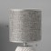 Board lamp "NAMI" E14 40W gray-white 13x13x27 cm