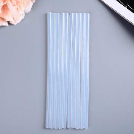 Adhesive rods for an adhesive pistol in the rods transparent d = 7 mm l = 20 cm (set 10 pcs)