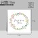 Postcard —Min Just for You, Flower Venochka, 7 × 7 cm