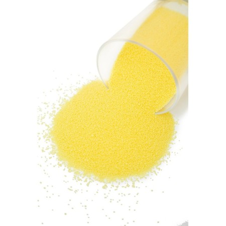 Candle in granules, yellow color "Roscandles", 500 g + wick-3