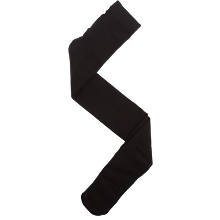 Female wool tights Cotton Wool 180, black color (Nero), size 4-1