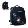 School backpack 38 x 30 x 16 cm, ergonomic back, stavia "bullet", multicolor