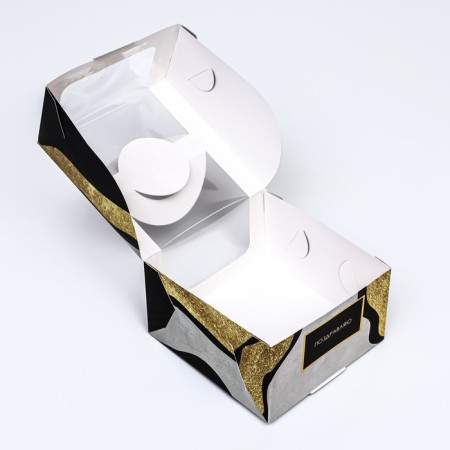 Bearbox under the Bento-Port with the window "Happiness", 14 x 14 x 8 cm-3