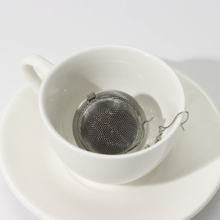 Sieve for tea "Christmas tree", 4.5 cm, on the chain-5