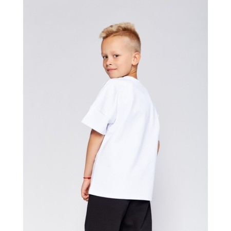 T -shirt Children's Minaku: Basic Line Kids color white, height 110-2