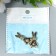 Decor for creativity Metal "Bunny in Body" gold 3.3x1.6 cm