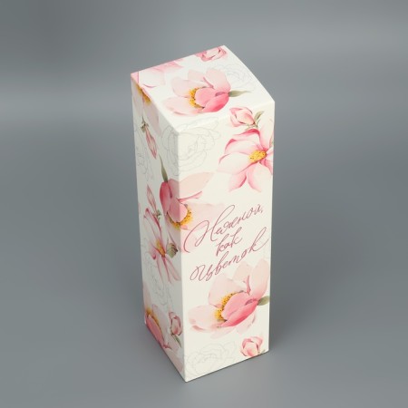 Gift folding box, packaging, “flower”, 9.5 x 32.5 x 9 cm-5