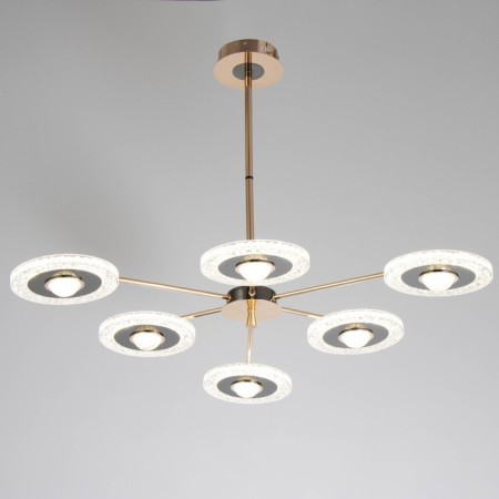 Malli chandelier LED 84W gold 80x80x33 cm Bayerlux-1