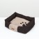 A bed with a removable pillow "Paw", Rogozhka, 45 x 36.5 x 15 cm