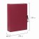 Archive box with A4 Calligrata ties, 80 mm, boumvinyl, up to 700 sheets, burgundy