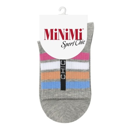 Women's socks Mini Sport Chic, size 35-38, color Grigio Melange