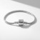 The basis for the bracelet is "bead", the color is silver, 16 size