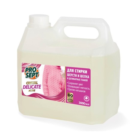 Liquid detergent for washing wool, silk Crystal delicate concente. 3 l-1