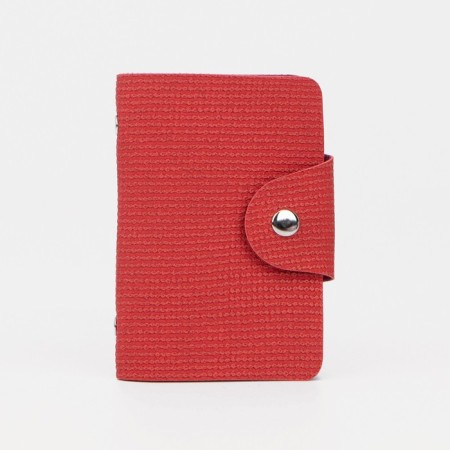 Businessman on the button, 24 cards, red color