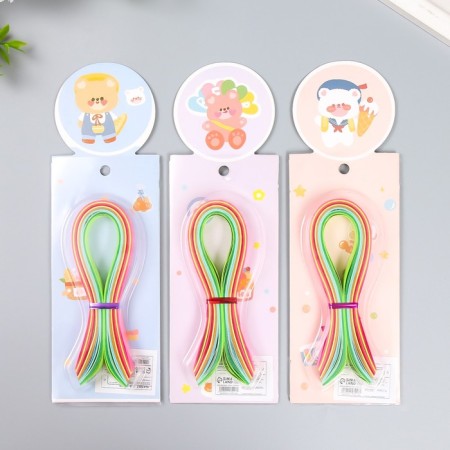 Strips for Quilling "Color" (nr 100 lanes) width 1 cm length 25 cm 22x7x1.3 cm
