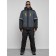 Male winter ski costume, size 54, dark gray color