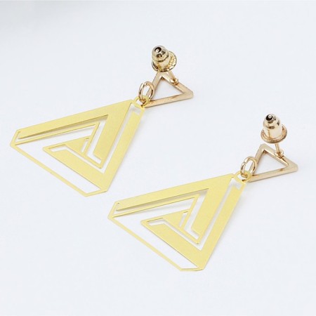 Earrings "You are beautiful", 2.5 x 4 cm-4