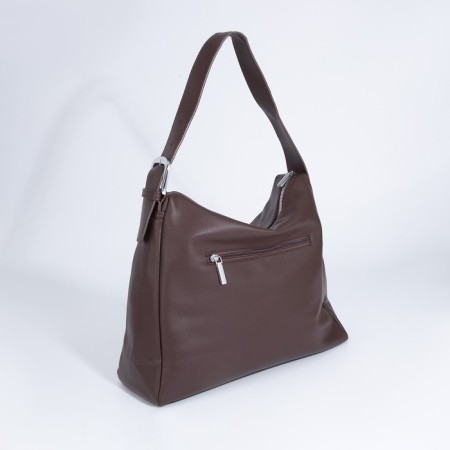 Load bag with lightning, 2 external pockets, brown color-1