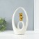 Souvenir Ceramics "Bear - Dreams in reality" White with gold 6x15.5x27 cm